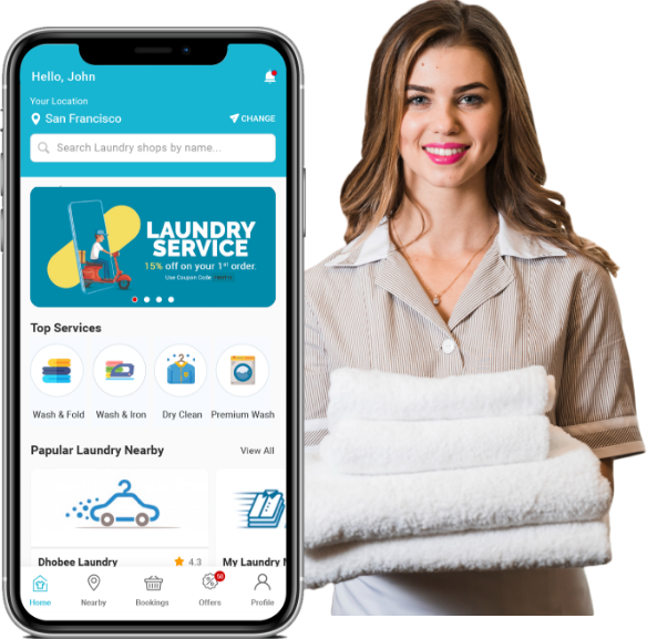 on demand laundry solution