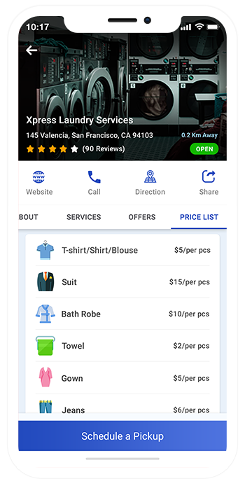 Laundry-PriceList