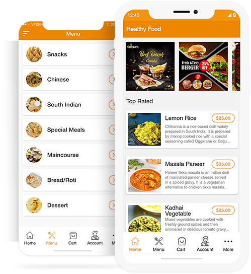 food delivery app